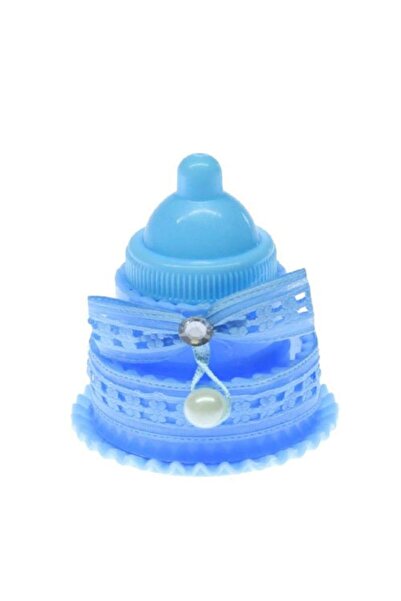 Partioutlet Mavi Renk Biberon Bebek Şekeri Kutusu 12 Adet