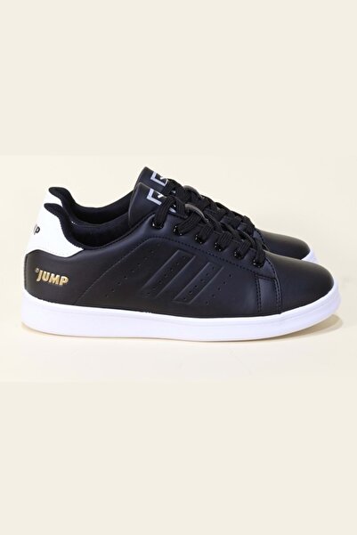 Jump 15306 / 15307 Жіночі - Чоловічі Чорно-білі кросівки Unisex Anatomik Повс...