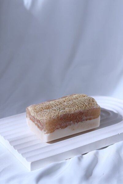 Genel Markalar %100 El Yapımı Doğal Eşek Sütlü Vanilyalı Kabak Lifili Sabun