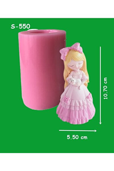 AnkaHobiMarket Prenses Kız Silikon Kalıp