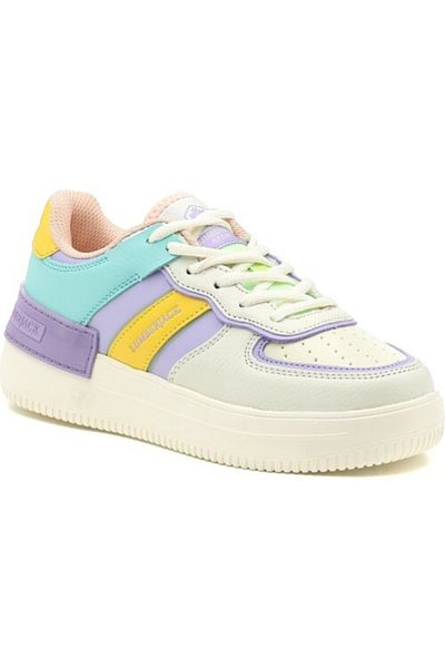 lumberjack Γυναικεία αθλητικά παπούτσια Freya Lilac Mint Skin Orthopedic Sole Sneaker Model Style