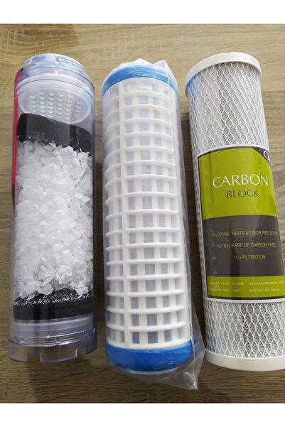 Moser Daire Bina Sayaç Girişi Su Arıtma Ve Yumuşatma 3lü Filtre Seti