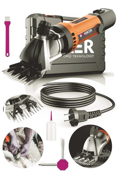 BÖHRER Pross 6 Kademeli Çiftlik Tipi Red Koyun Keçi Kırkma Kırpma Kesme Makas...