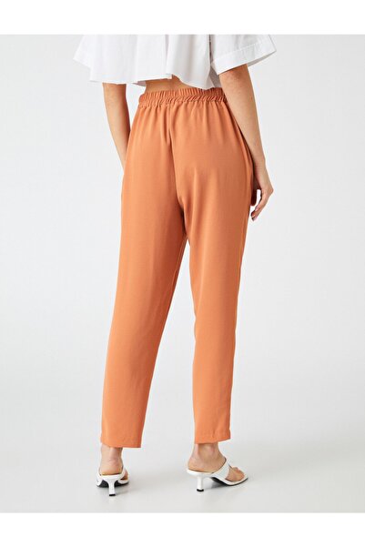 Koton Δέσιμο παντελόνι με τσέπη στη μέση