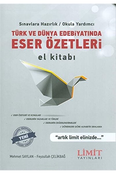 Limit Yayınları Türk Ve Dünya Edebiyatında Eser Özetleri El Kitabı | Mehmet S...
