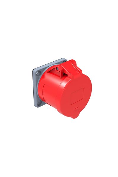 Bemis Cee Norm 5x32a (3p+e+n) 380v 50/60 Hz 6h Ip 44 Machine Socket (75x75) Bc1-3505-2413