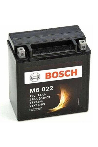 Bosch Ytx16-bs Motosiklet Aküsü M6022