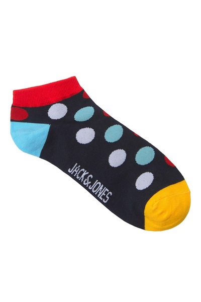 Jack & Jones Мъжки къси чорапи Jack Jones Cheer Dot, тъмносини, 12209454-04