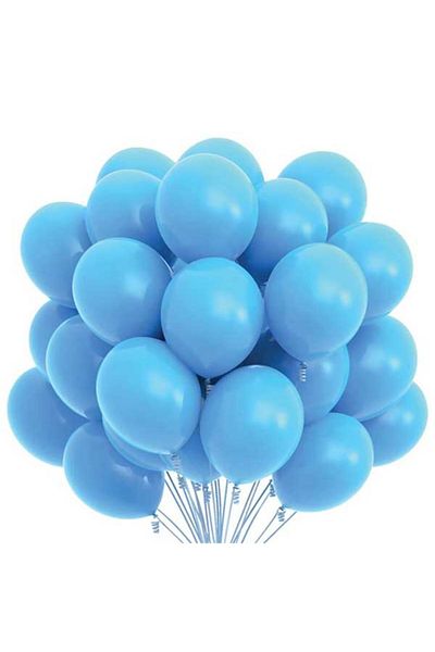 RÖNESANS PARTİ 20 Star Light Blue Pastel Balloons