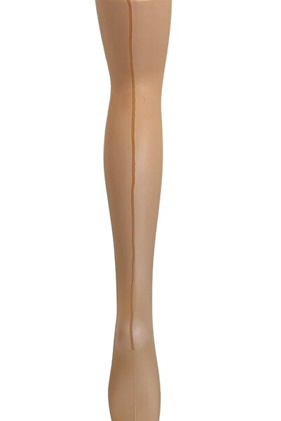 TİESSİ Burnu Ve Külodu Dayanıklı Desenli 15 Den Külotlu Çorap