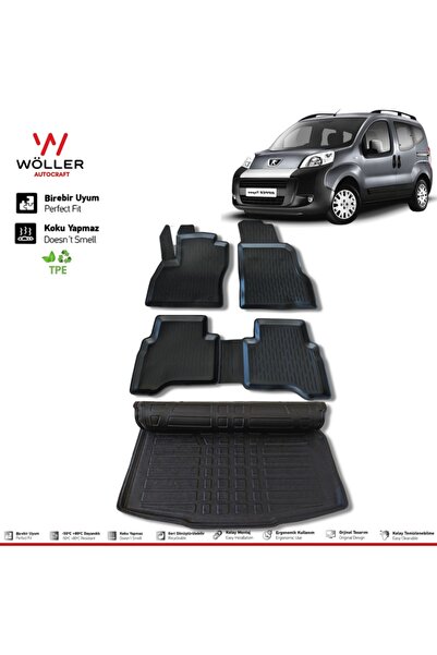 wöller Peugeot Bipper Paspas Bagaj Havuzu 2007 Sonrası 3d Havuzlu