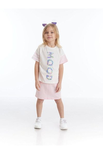Panolino Girl's 2-Piece Pink Skirt Set