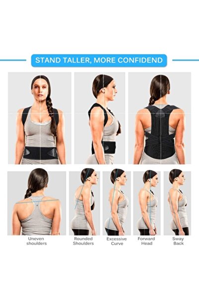 Ankaflex Ανδρική ζώνη μέσης Underwire Αθλητικός κορσές Όρθιας στάσης Κορσές Διπλό Underwire Κορσές στήριξης πλάτης ώμου μέσης