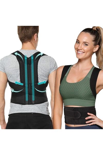 Ankaflex Medical Scoliosis Corset Orthopedic Double Underwire Supported Upright Posture Corset Helps Standing Upright