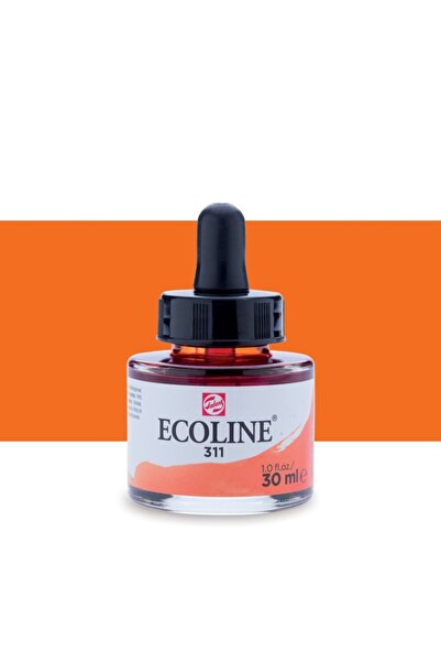 Talens Ecoline Sıvı Suluboya Mürekkep 30ml Vermilion 311