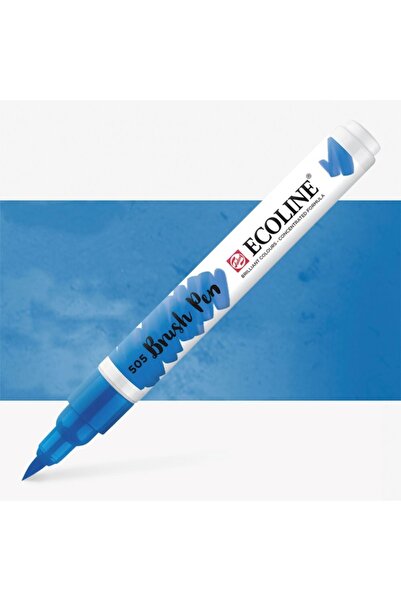 Talens قلم فرشاة ألوان مائية من إيكولين، ضوء الترامارين 505