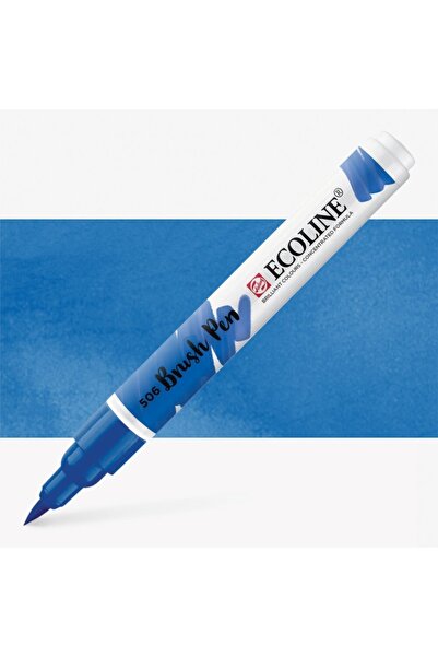 Talens قلم فرشاة الألوان المائية Ecoline Ultramarine Deep 506