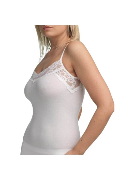 Blackspade BLACK SPADE 1984 Private Lace Spaghetti Singlet S White