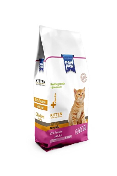 Paw Paw Tavuklu Yavru Kedi Maması 1.5 kg