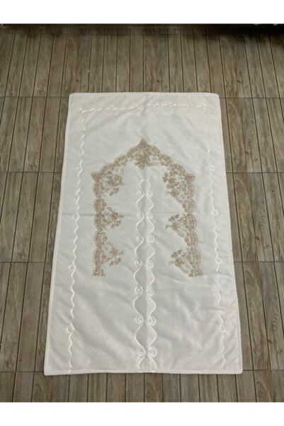 Çalışkan Çeyiz Evi Lüks Kadife Seccade - Çeyizlik Hediyelik Kadife Seccade