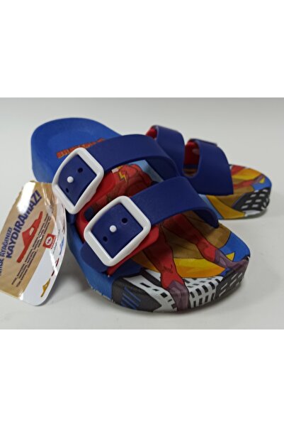 GEZER Anatomik Taban Ayarlanabilir Çift Tokalı Kaydırmaz Plastik Çocuk Terlik