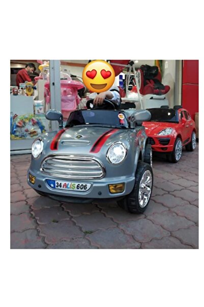 ALİŞ KİDS Akülü Çocuk Arabası Aliş Turbo Coupe 12v Uzaktan Kumandalı 606k Gri
