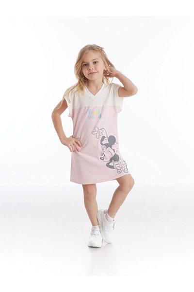Minnie Mouse Αδειοδοτημένο ροζ φόρεμα για κορίτσι