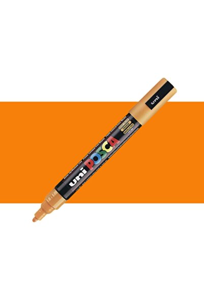 Uni قلم Posca أصفر ساطع - Pc-5m، 1.8-2.5mm