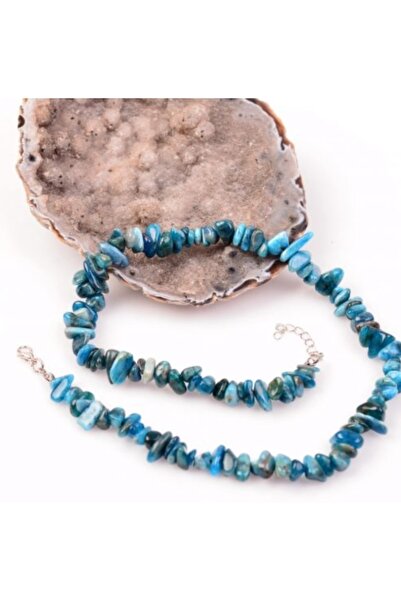 Berce Butik Apatite Broken Natural Stone Necklace