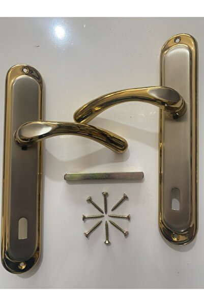 İnan Kumru Pirinç Kapı Kolu Sarı Saten