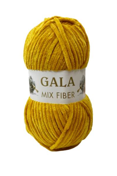 Gala Mix Fiber Kadife El Örgü Ipliği 100 Gr