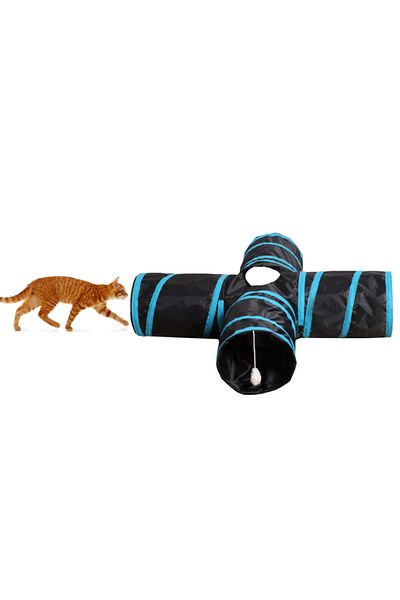 Beyzatex 4 Way Cat Play Tunnel.