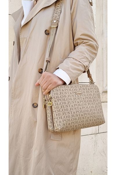 Just Polo Women's Sand Badybag and Wallet Combination
