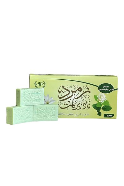HALAB SOAP زومورد نادر باركات عطر الياسمين 12 قالب/1200 جرام