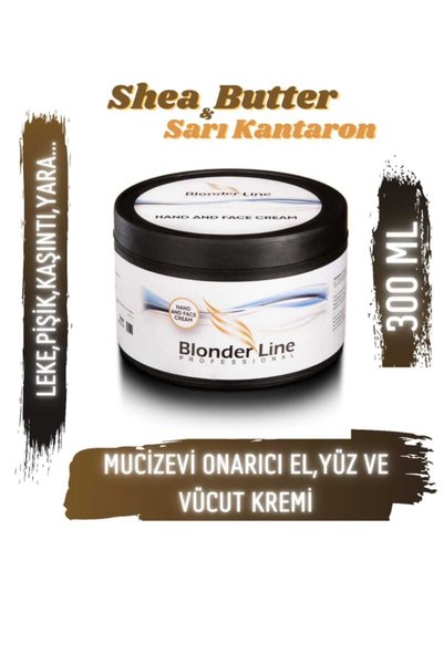 Blonder Line Hand and Face Cream - Repairing Cream for Rashes, Itching, Cracks, and Blemishes - 300 ml (2 Pcs)