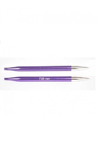 KnitPro Zing 7,00 mm Değiştirilebilir Metal Misinalı Şiş Ucu