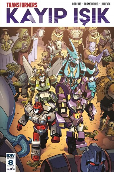Genel Markalar Transformers Kayıp Işık Bölüm 8 (kapak A) - James Roberts 9786...