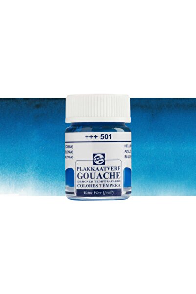 Talens Guaj 16 ml Light Blue Cyan 501