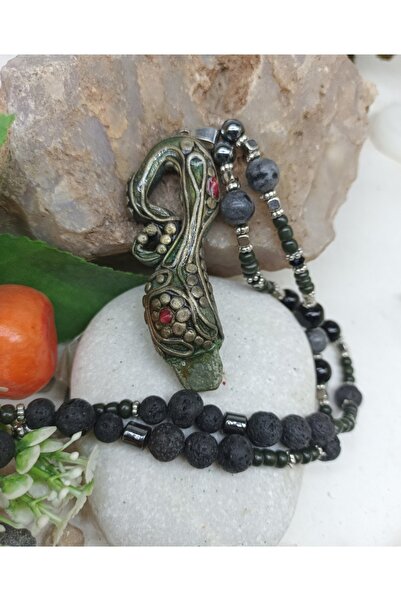 Dodemert Home Polimer Kil Otantik Tasarım Kolye