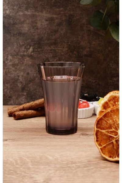 BARMUDO Pasabahce Purple Diamond Coffee Side Water Glass 110 Cc 6Pcs