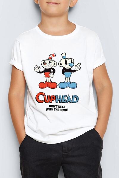 Morinna İm Cuphead Παιδικό T-Shirt T-shirt Mr-03