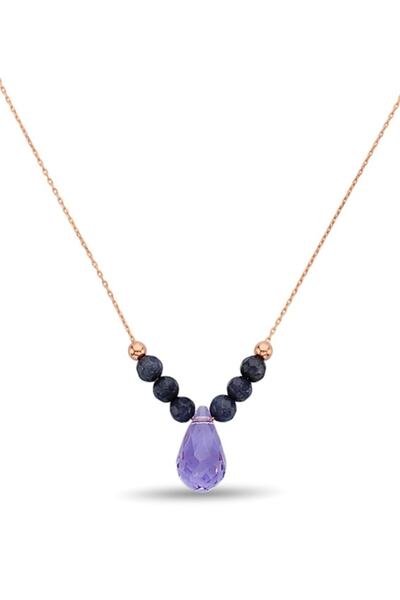 Argentum Concept Kristal Taşlı Toplu Gümüş Kolye - N169401