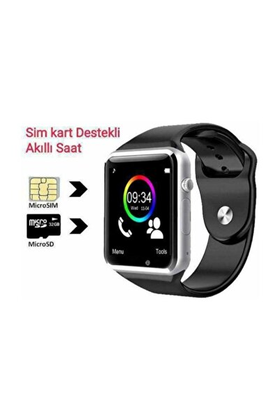 A PLUS A1 Sim Ve Sd Kart Destekli Kamerali Akıllı Saat Türkçe Menü Yeni Nesil Btk Kayıtlı