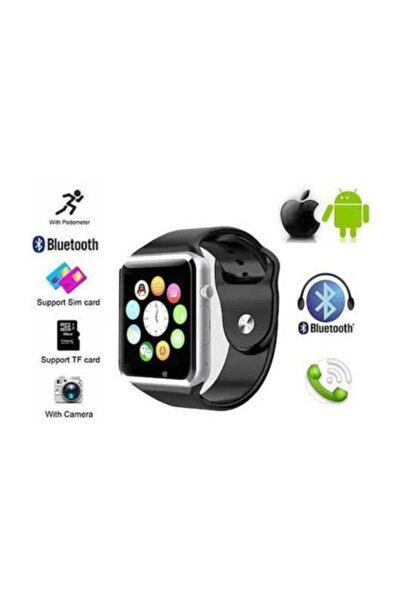 A PLUS A1 Sim Ve Sd Kart Destekli Kamerali Akıllı Saat Türkçe Menü Yeni Nesil Btk Kayıtlı