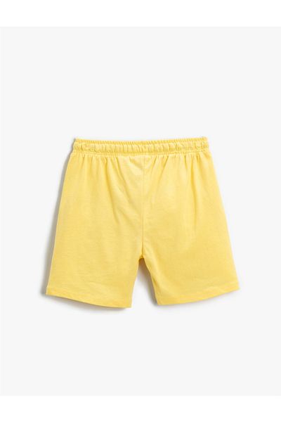 Koton Boy's Basic Shorts with Lace Waist