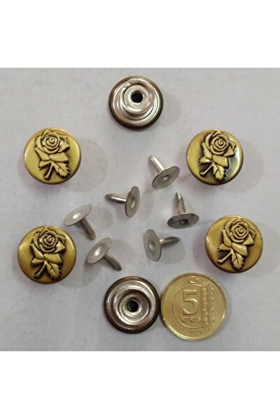 Genel Markalar Iri Boy Çivili Kot Ve Trenckot Düğmesi-6 Adet
