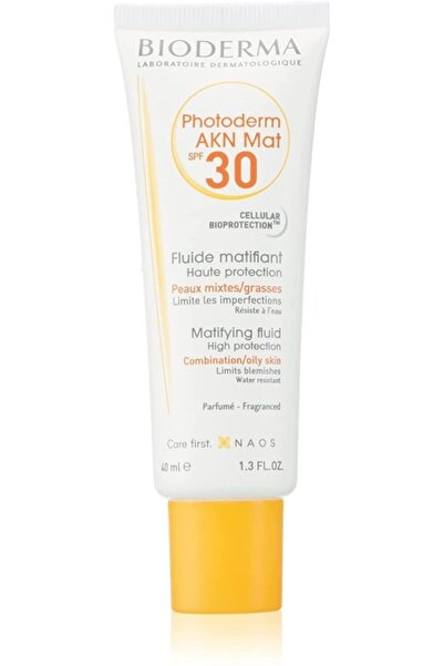 Bioden Bioderma Photoderm Akn Mat Spf 30 Akne Eğilimli Ciltler Için Pürüzsüzl...