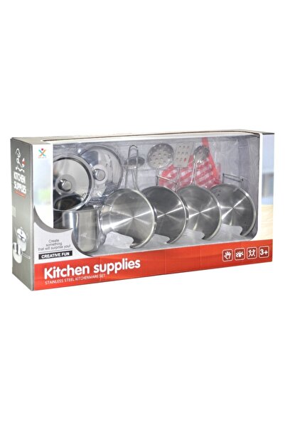 Genel Markalar Oyuncak 988-c3 Metal Tencere Seti Orjinal Lisanslı