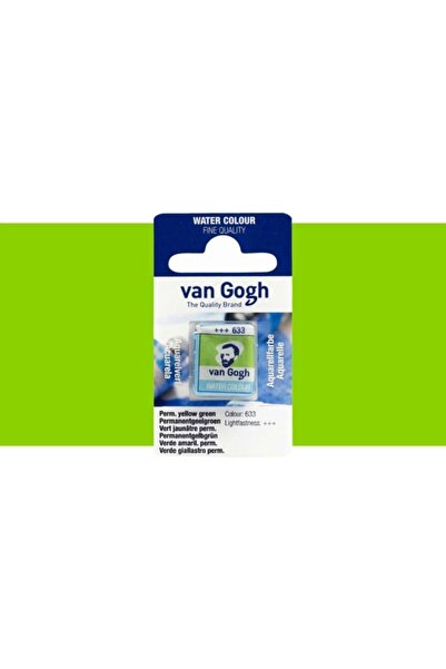 Van Gogh Sulu Boya Permanent Yellow Green 633 (yarım Tablet)