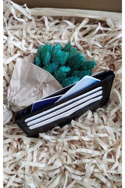 NEWISH POLO ACCESSORIES Newish Polo Yuppy Club Ανδρικό Πορτοφόλι Μαύρο Γνήσιο Γνήσιο Δερμάτινο Χαρτί Θήκη για Κάρτες